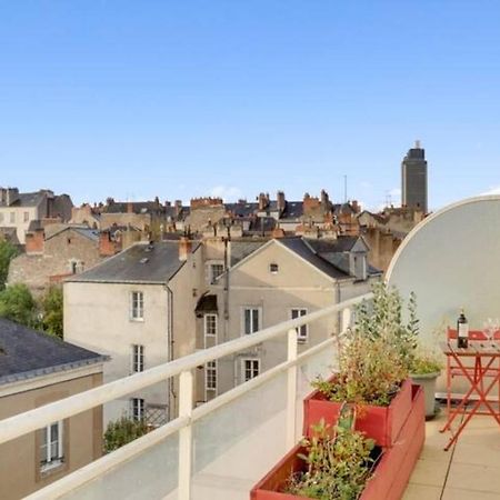 Bright Apartment With Large Terrace Nantes Exterior photo